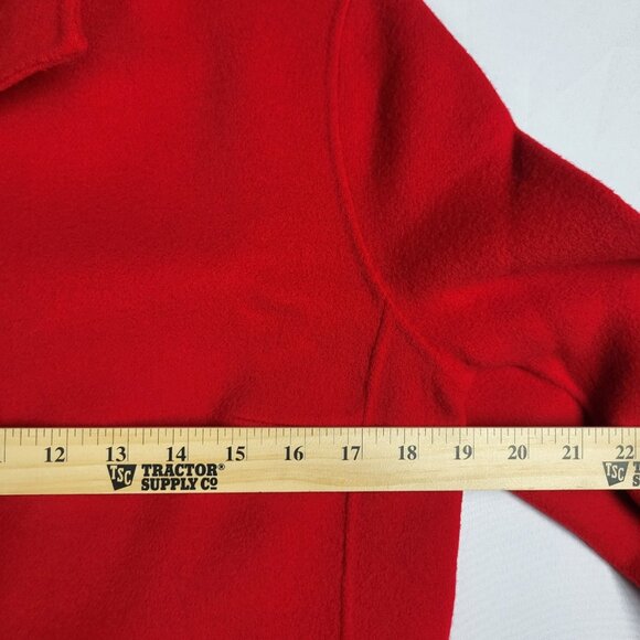 Talbots Jacket Women's 8 Red Wool Blend Snap Front Short Career Office - Picture 8 of 9